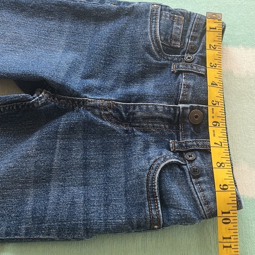 OshKosh B’gosh Blue Denim Jeans Elastic Back Waist 5T - Picture 7 of 10
